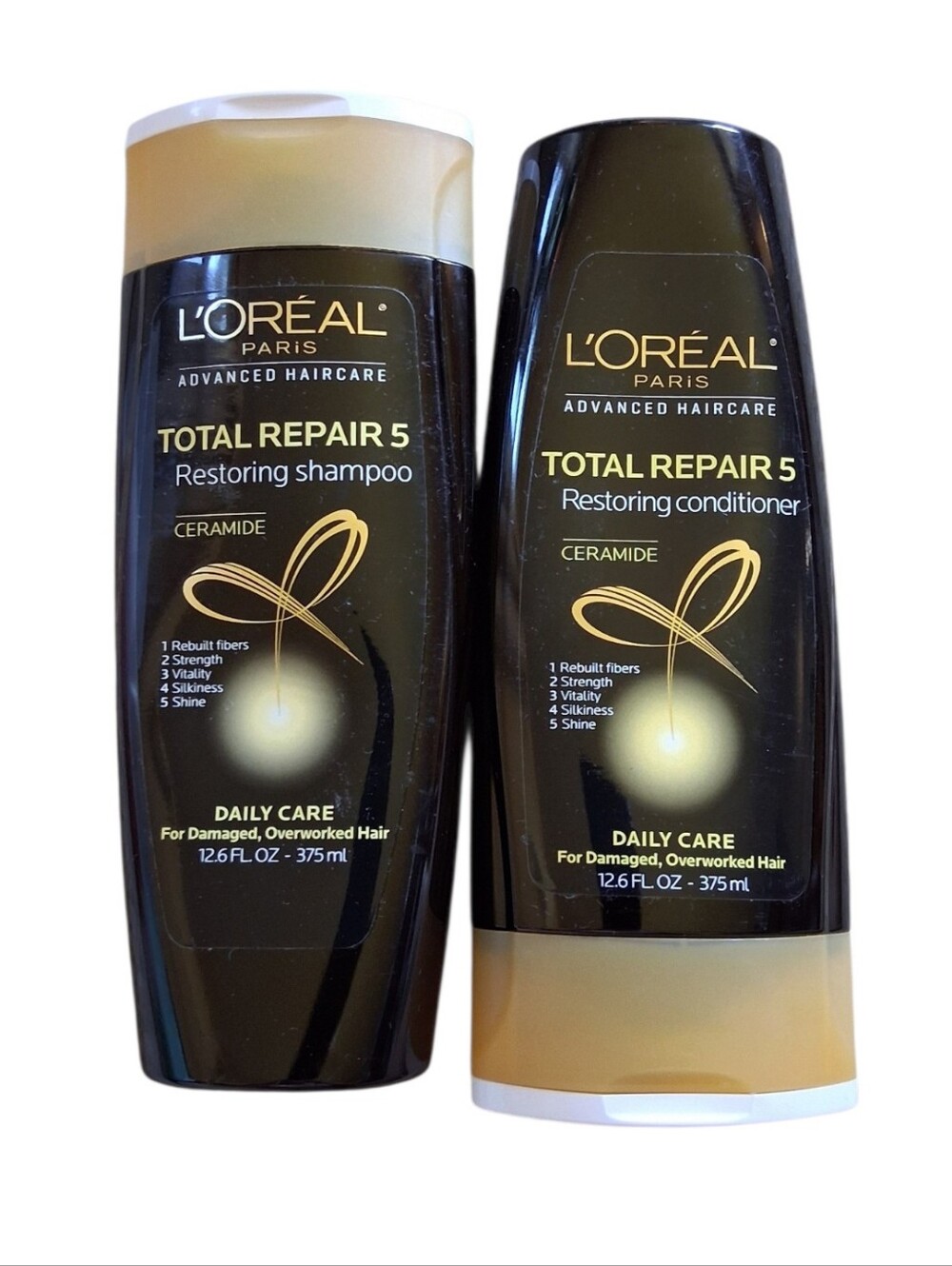 NEW Loreal Total Repair 5 Ceramide Restoring Shampoo And Conditioner